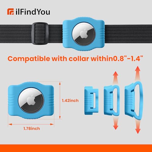 Waterproof Dog Collar Holder for Apple AirTag