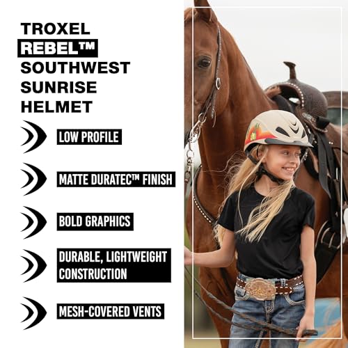 Rebel Bold Horse Riding Helmet (Large / Southwest Sun)