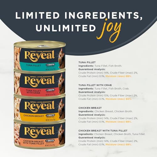 Fish & Chicken Variety in Broth Wet Cat Food 20 (2.47 Ounce (Pack of 20))