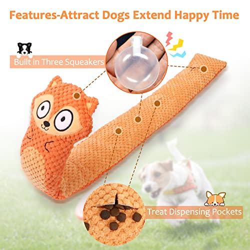 Squeak Dog Puzzle Toys IQ Training (Fox)
