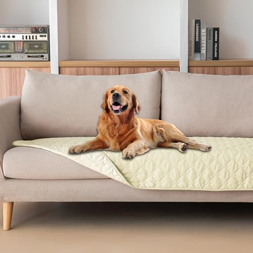 Waterproof Blanket (30x70 Inch (Pack of 1) / Dark Cream/Light Cream)