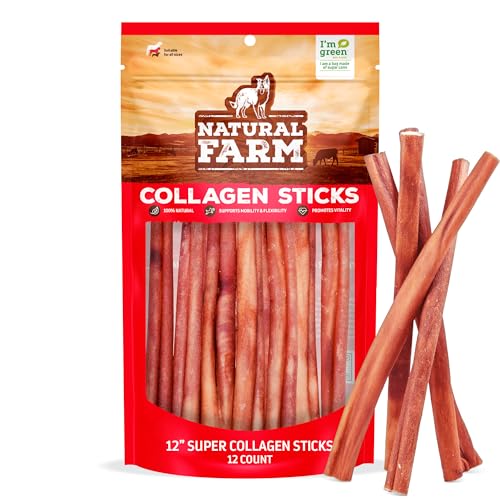 Odor Free Super Collagen Dog Chews (12" Standard - 12 Count)