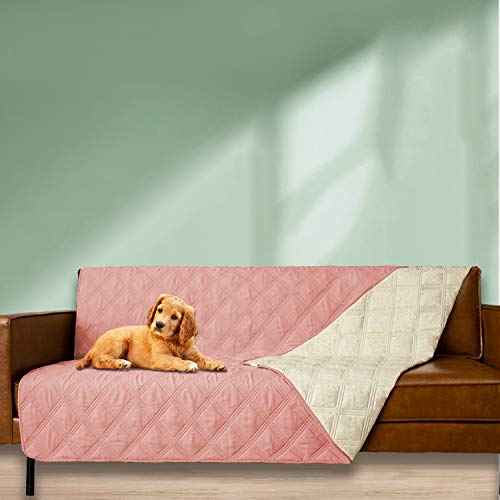 Waterproof Dog Bed Cover Pet Blanket with Anti (40x70 Inch (Pack of 1) / Lightpink)