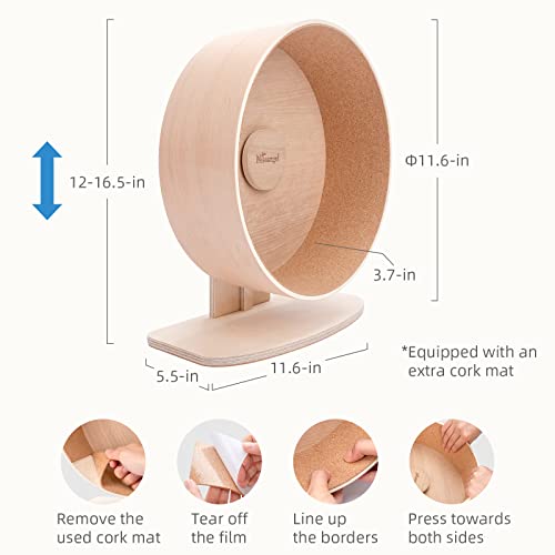 Wooden Hamster Exercise Wheel (Large)