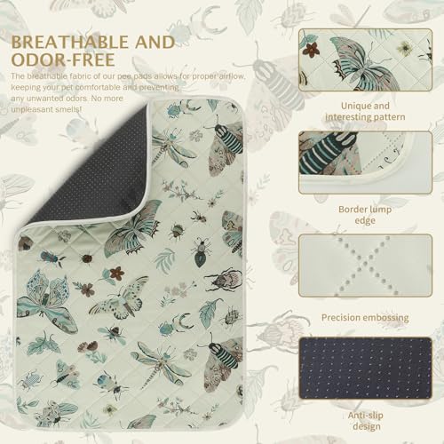 Washable Pee Pads for Dogs (Beige / 24x24 inch - 2pcs)