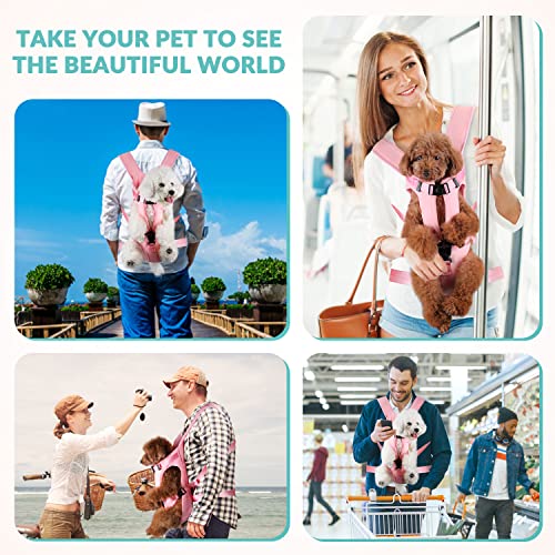 Dog Backpack Carrier (Pink)