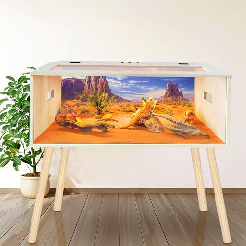 80 Gallon Reptile Tank (Oak / 80 gallons,48x20x20 inch)