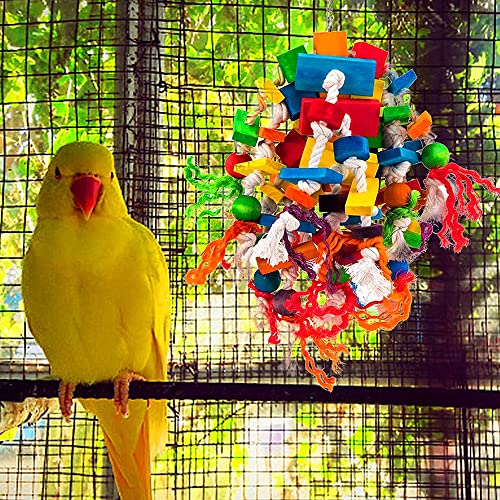 Large Parrot Cage Toy (Colorful1)