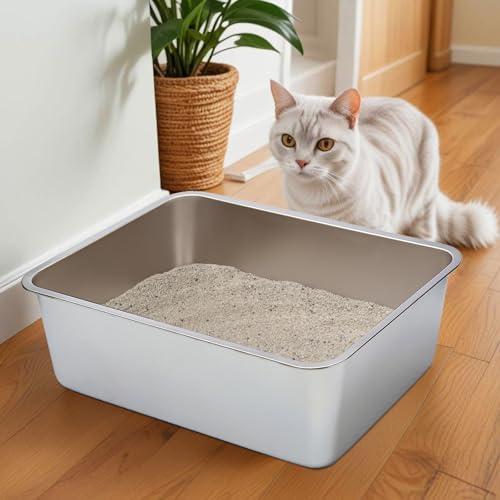 Stainless Steel Litter Box (Medium)