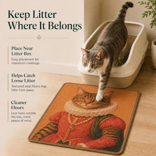 Art Sisal Cat Scratcher Mat (Grace Cat)