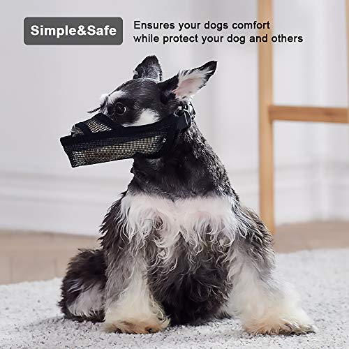 Dog Muzzle Anti Eating for Small Medium Large Dogs (S)
