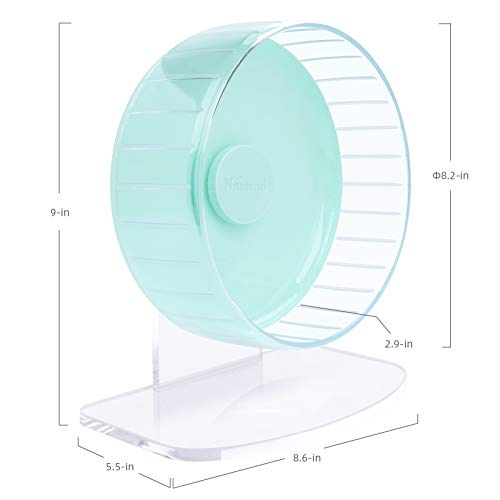 Super Silent Hamster Exercise Wheel (Small / Mint Green)