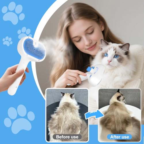 Pet Steam Brush for Dog (1.86'' - 50ML / Blue)