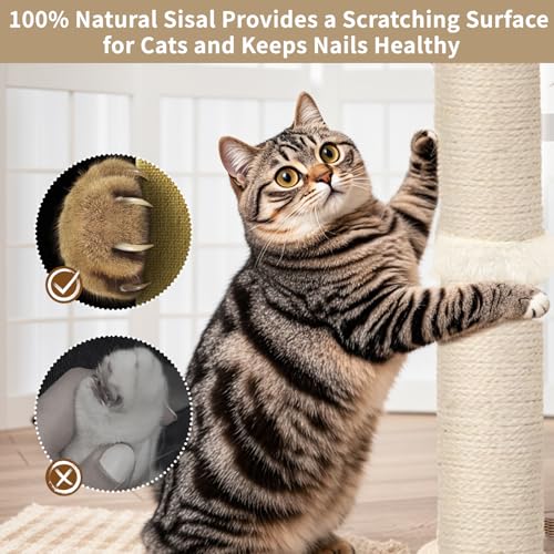 Tall Cat Scratching Post (33 Inches Tall)