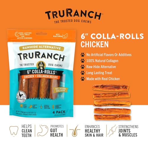 6" Collagen Rolls for Dogs