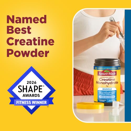 Micronized Creatine Monohydrate Powder 5g per Serving (15.8 Ounce (Pack of 1))