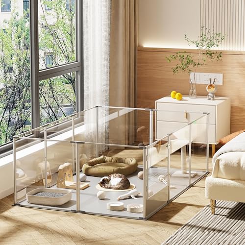 Clear Dog Playpen Fence