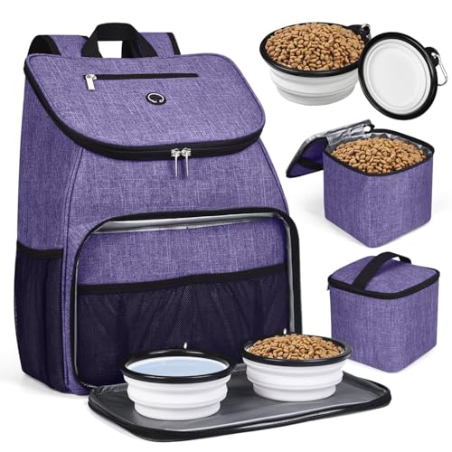 Dog Travel Bag (Purple-A)