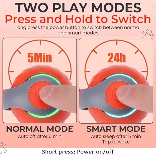 Interactive Cat Toy Ball (01 Orange)
