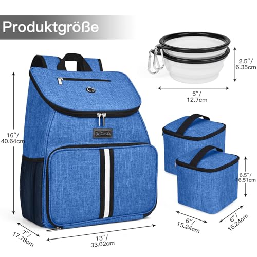 Dog Travel Bag (Blue-A)