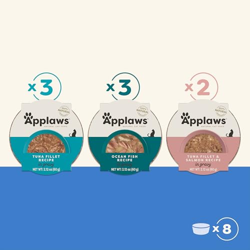 Fish Variety in Gravy Wet Cat Food (2.12 Ounce (Pack of 8))