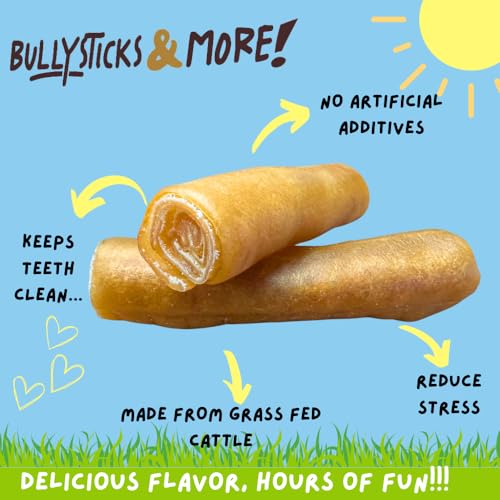6 Inch Beef Collagen Rolls for Dogs