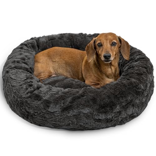 Original Calming Donut Dog Bed (Mink Lux / Small)