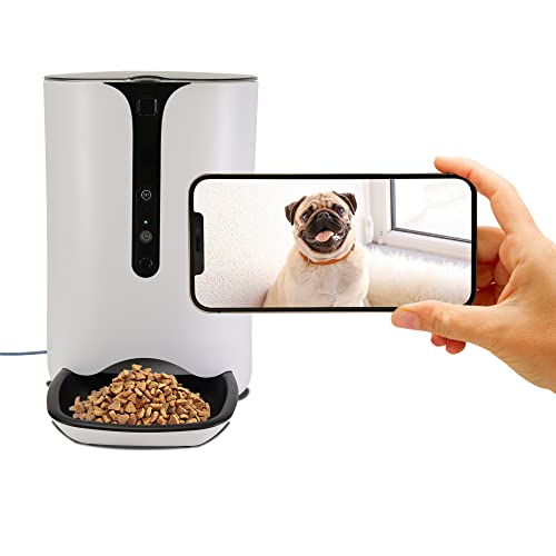 Lentek Smart Pet Feeder with 720p HD Camera & 2