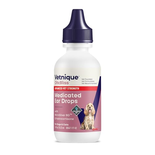 Oticbliss Medicated Ear Drops for Dogs & Cats