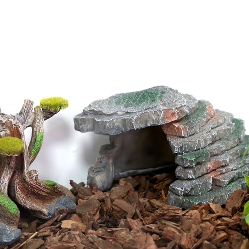 Gecko Hide Shale Scape Step Ledge (Small-B-7.3 * 4.4 * 3)