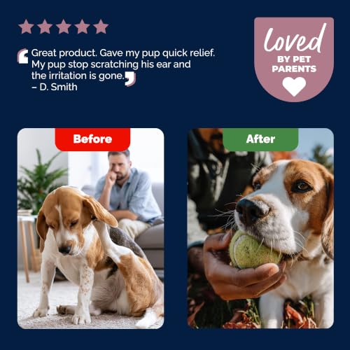 Oticbliss Medicated Ear Drops for Dogs & Cats