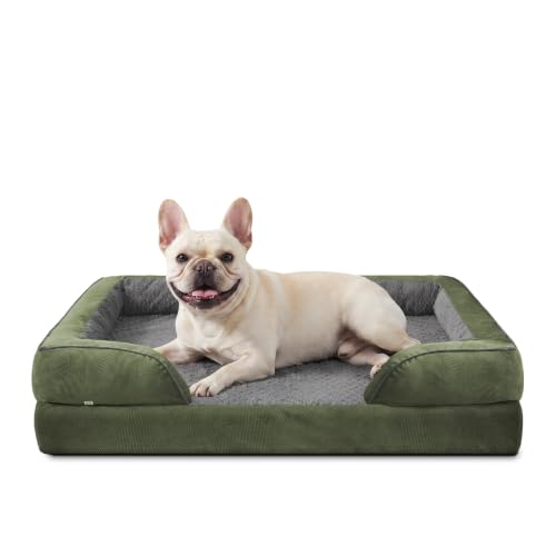 Orthopedic Medium Dog Dogs (Green / M (28"x 23"x 6.5"))