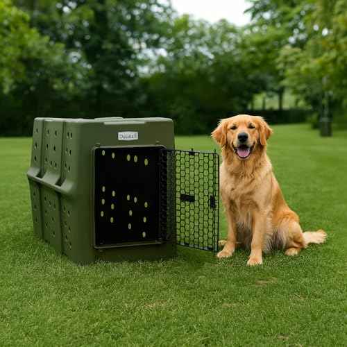 Dakota 283 Canine Rough and Tough Economy Dog Crate (X-Large / Olive)