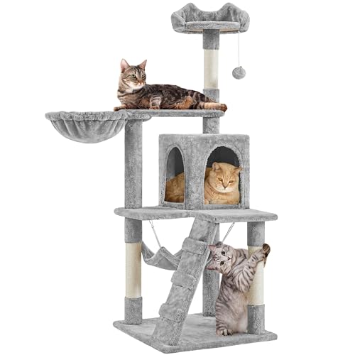 54in Cat Tree (Light Gray)