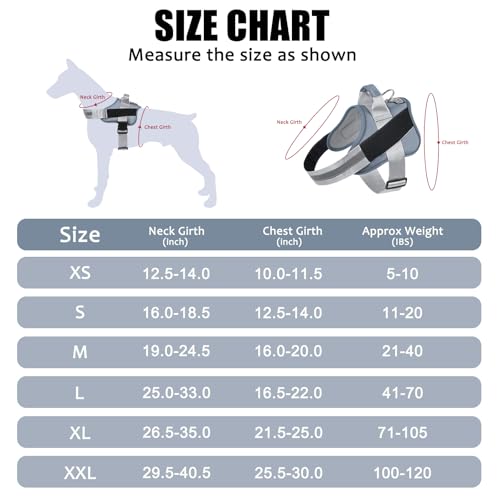 Dog Harness No (Small (Pack of 1) / Silver)
