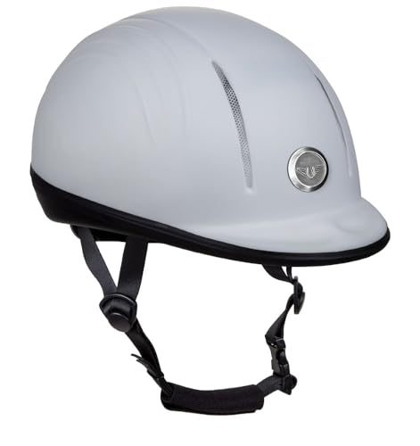 Starter Basic Horse Riding Helmet (Medium / White)