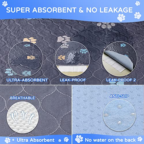 Washable Puppy Dog Pee Pad (Colour Paws / 32*36''-2pcs)