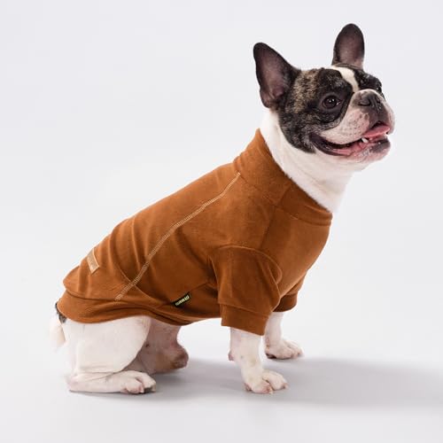 3 Pack Classic Fleece Dog Sweater (X-Large / Orange-Yellow-Coffee)