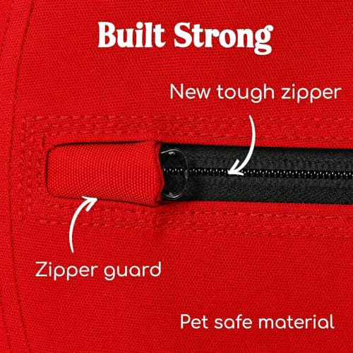 22" Herding Ball for Dogs Tetherball Set Outside (Cherry - 22" Tether Ball / Tether)