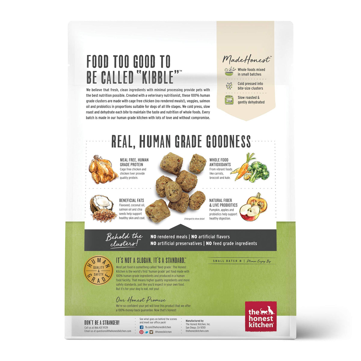 Grain Free Chicken & Superfoods Whole Food Clusters (1 Pound (Pack of 1))