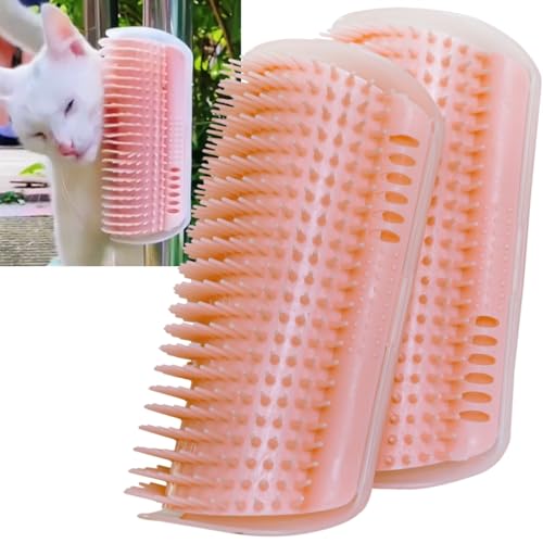 2 Pack 6.1" Extended Cat Self Groomer (pink)