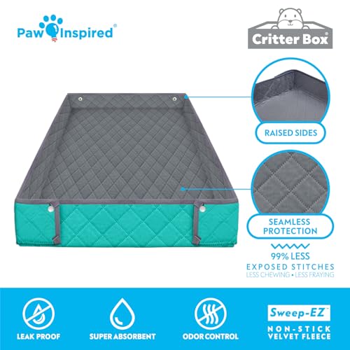 Reversible Critter Box (C&C 2x4 (12" Grids) / Gray/Green)
