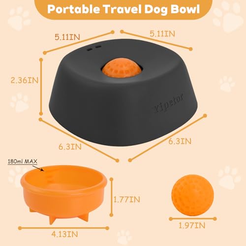 Dog Lick Bowl (black / Medium)