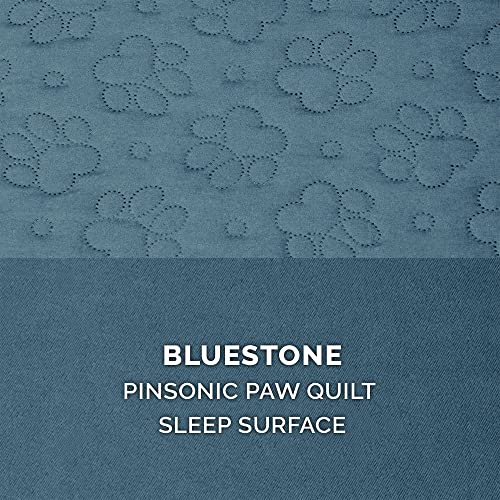 Cooling Gel Dog Bed for Medium (Medium / (Quilted Paw) Bluestone)