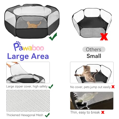 Small Animals Playpen (T-Classic Black)