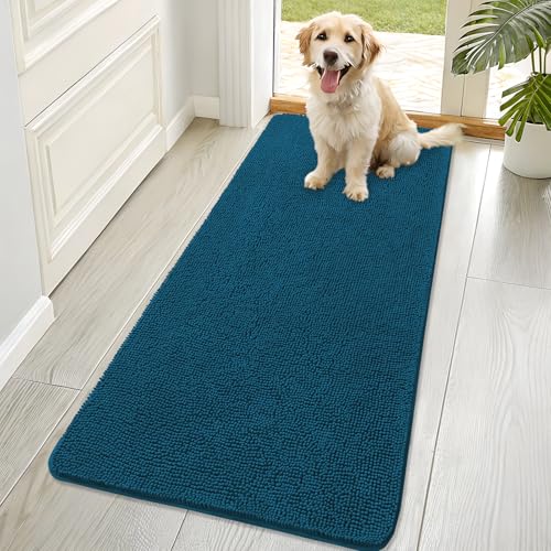 Dog Door Mat for Muddy Paws 70x32 (Atlantic Blue / 70" X 32")