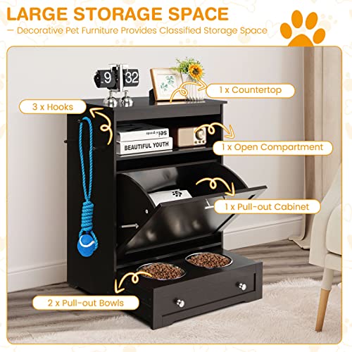 Pet Feeder Station (Brown)