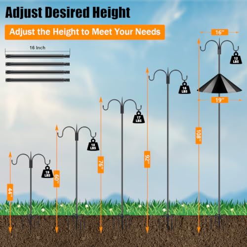 Heavy Duty Shepherds Hook Squirrel (108 Inch)