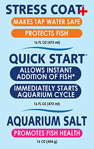 Aquarium Starter Bundle Pack (16-Ounce / Aquarium Treatment)