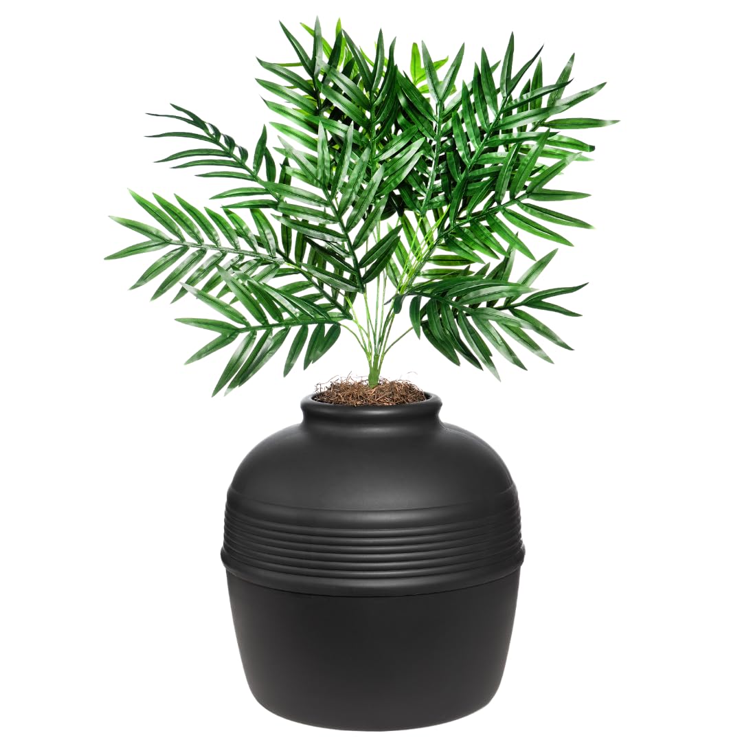 Original Hidden Litter Box Planter (Palm Plant / Base Kit / Charcoal Black)